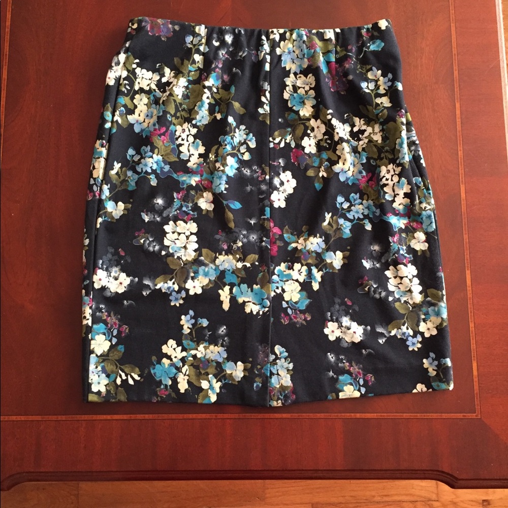 J. Jill Floral Skirt